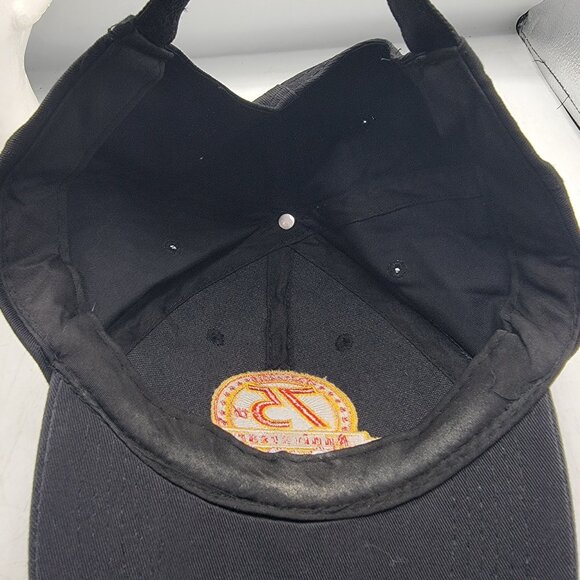 Carls Jr 75th Anniversary Adults Black Baseball Hat Cap Adjustable Casual Work - Picture 7 of 8